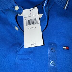 Tommy Hilfiger Royal Blue Polo with Flag Logo